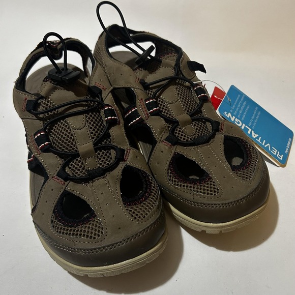 New Balance Sandals Mens Size 11 Beige Revitalign Preserve Closed Toe M2030BE1 - Picture 1 of 6